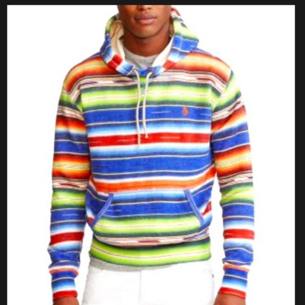 Ralph Lauren Men Polo LS Hooded Magic Fleece Long -Sleeve - NWT